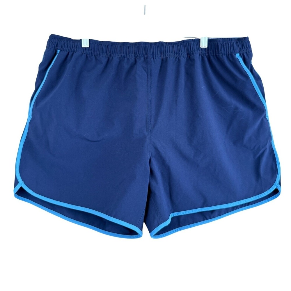 Bonobos Board Shorts Mens 2XL XXL Blue Lined Elastic Waist 5" Inseam Pool Swim